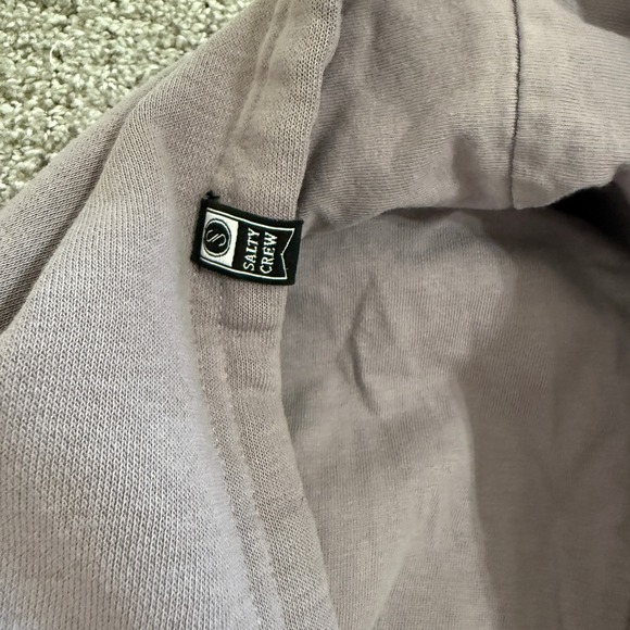 Salty Crew Lavender Tippet Find Refuge Hoodie‎ Pullover Long Sleeve Logo Medium - Picture 6 of 11